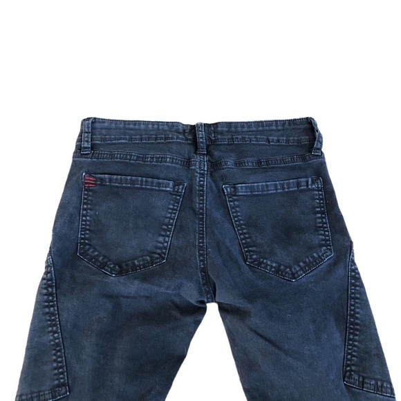 Y2k black lace up skinny jeans - Picture 3 of 4